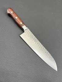 Miya Bun VG-10 Tsuchime damascus Santoku (universal knife)