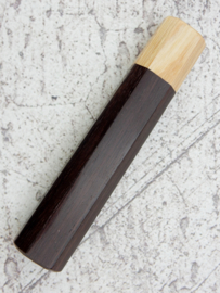 Traditioneel octagonaal handvat Rosewood - white Pakka - (maat M)