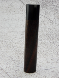 Traditioneel ovaal Rosewood handvat - Black Pakka - (maat L)