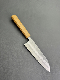 Sukematsu Nashiji, Santoku 165 mm (universal knife), ginsan steel