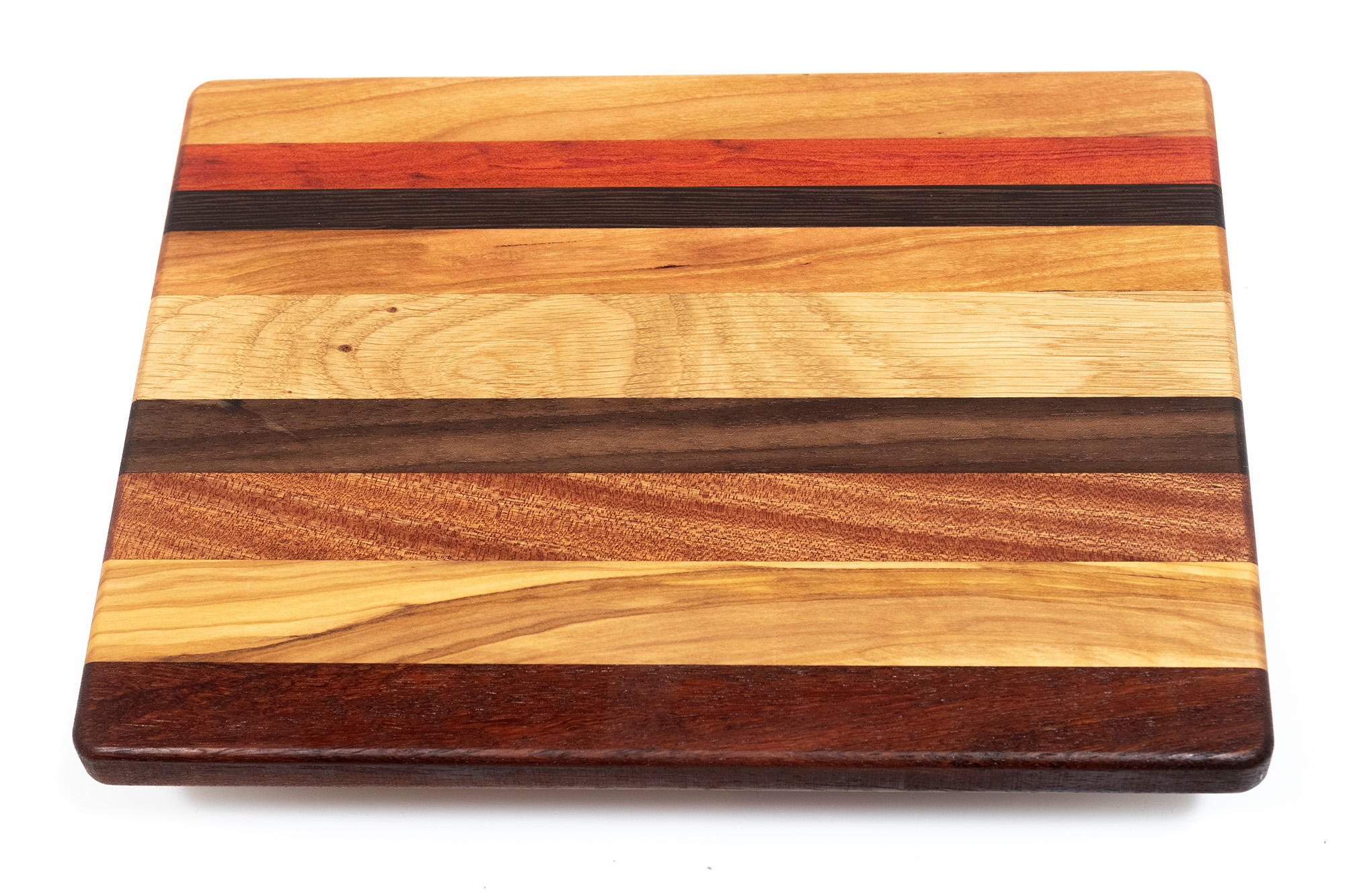 Unique cutting board (handmade), Olive, walnut, oak, cherry, wenge, padouk, mahogany