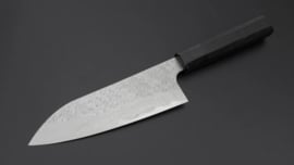 Nigara STRIX Tsuchime Migaki Santoku (universal knife) 180 mm