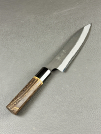 Mutsumi Hinoura Ajikataya Kuroichi Petty (office knife), 150 mm -octagonal-