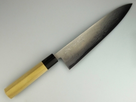 Shigeki Tanaka JP Aogami Damascus Gyuto (chefsmes), 240 mm