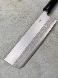 Muneishi Aogami Damascus Nakiri (groentemes), 165 mm