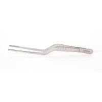 Stainless steel sushi tweezers with round tip 21cm