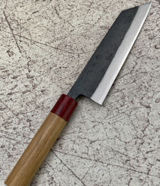 Muneishi damascus Aogami Bunka (universal knife), 165 mm -Kuroichi-