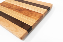 Unique cutting board (handmade), Beech, walnut, ash, cherry.