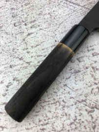Hinoura Ajikataya Nashiji Santoku (Universeel mes), 165 mm -oval-