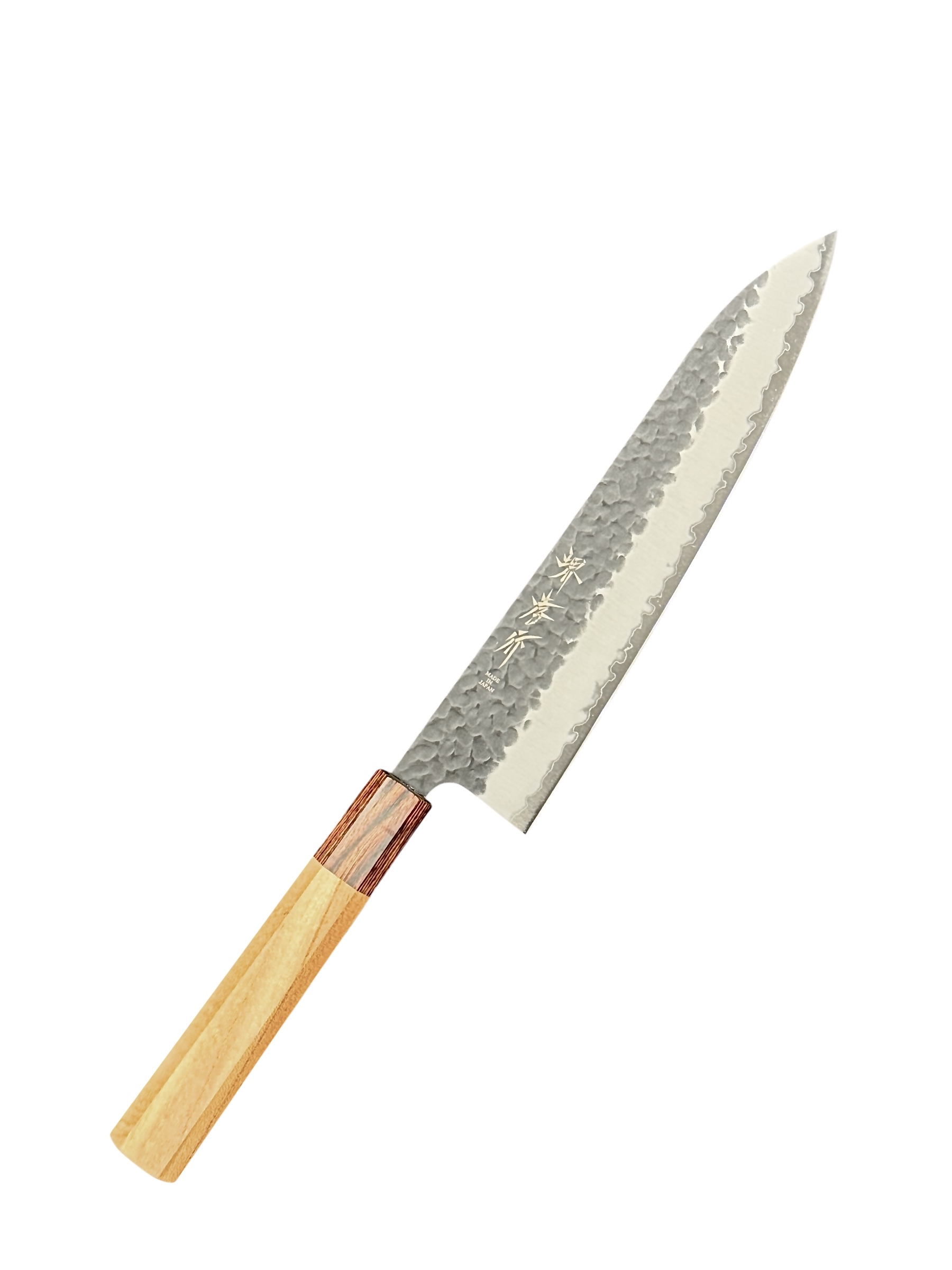 SAKAI TAKAYUKI Gyuto 210 mm AS+, Tsuchime, Kuroichi, Zelkova (chef’s knife)