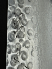 Miya Bun VG-10 Tsuchime damascus Santoku (universal knife)
