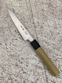 Konosuke HD-2 Wa-Petty (officemes), Octagonaal handvat, Honoki/buffelhoorn, 150 mm -Saya-