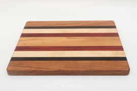 Unique cutting board (handmade), Cherry, wenge, maple, padouk, olive