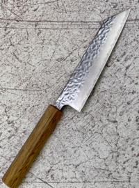 Kagemitsu 頂点 Chōten AUS10 Tsuchime damascus Bunka 170 mm (universeel mes)