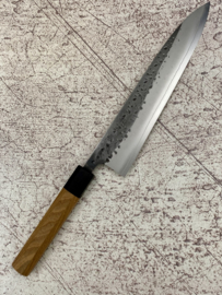 Konosuke Sanjo YS-M Wa-Gyuto (chefsmes), Octagonaal Khii handvat, 240 mm + Saya