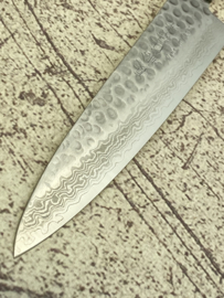 Kagemitsu Senshi VG-10 Tsuchime damascus Petty 135 mm (office mes)