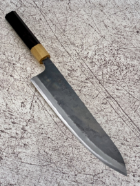 CUSTOM Kagemitsu Amefuri Kurouchi Aogami #1 Gyuto (chefsmes), 240 mm