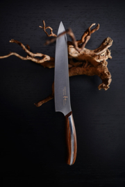 Mitsuboshi Nagomi slicer, 210 mm -brown pakkawood handle-