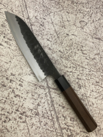 Anryu Aokami Super Tsuchime Kuroichi santoku (universeel mes), 170 mm