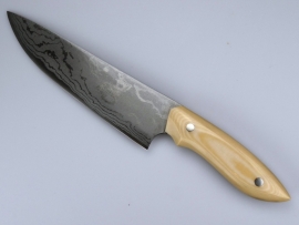 Kazuo Nomura Gyuto (chefsmes), 180 mm - Ivoor Micarta -