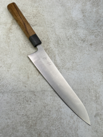 Fukushima 素晴らしい Subarashī, Aogami Super, Gyuto (Chef's knife) 240 mm,  Oak handle