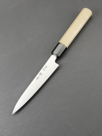 Konosuke HD-2 Wa-Petty (officemes), Octagonaal handvat, Honoki/buffelhoorn, 150 mm -Saya-