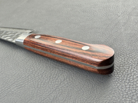 Kagemitsu Senshi VG-10 Tsuchime damascus Honesuki 145 mm (Boning knife)