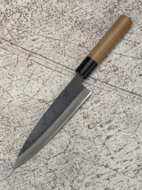 Muneishi Aogami SS clad petty (office knife), 150 mm -Kuroichi-