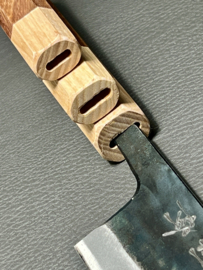 Traditional octagonal handle - Rosewood with white Ash ferrule - (3 sizes available)