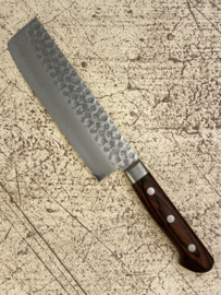 Kagemitsu Senshi VG-10 Tsuchime damascus Nakiri (Vegetable knife)
