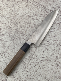 Okeya Ginsan #3 Santoku Sanmai, octagonaal heft  -165 mm-