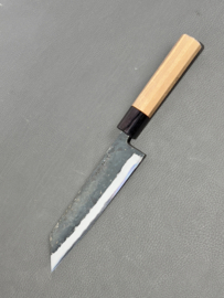 Yosimitu Kajiya Shirogami Kiritsuke Bunka kuroishi (universal knife), 160 mm