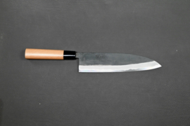 Hinokuni Shirogami #1 Gyuto (Chefsmes) kuroichi Sanmai, Kersenhout, -210 mm-
