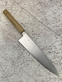 Konosuke GS+ gyuto (chefsmes), 240 mm, Khii Kastanjehout -saya-