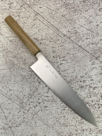 Konosuke GS+ gyuto (chef's knife), 240 mm, Khii Chestnut -saya-