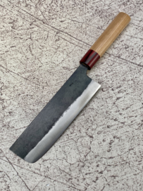 Muneishi Damascus Aogami Nakiri (groentemes), 165 mm -Kuroichi-