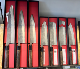 Chozaburo x Wakui Kuroichi Hammered Gyuto (chef's knife), 210 mm