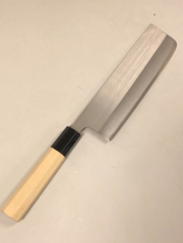 Kagemitsu Shōsetsu HSS, R2 powdersteel Nakiri (vegetable knife), 165 mm