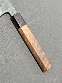 Yosimitu Kajiya Shirogami Gyuto kuroishi (chefs knife), 210 mm - with heel-