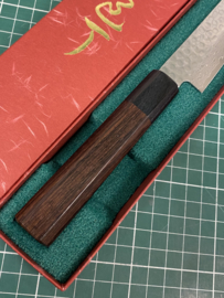 Tsunehisa Shāpu VG-10 Tsuchime damascus Petty 150 mm (officemes)