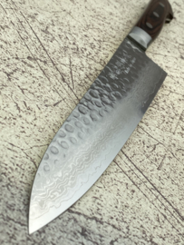 Kagemitsu Senshi VG-10 Tsuchime damascus Gyuto 210 mm (chefsmes)