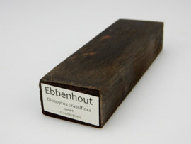 Ebbenhout (Diospyros ebenum), zwart,  -homogeen-