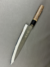 Mutsumi Hinoura Ajikataya Kuroichi Gyuto (chef’s knife), 240 mm -octagonal-