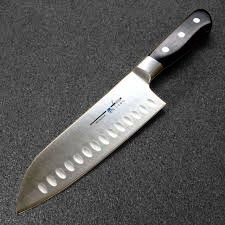 Inoguchi TS Madam Santoku (Universal knife), 170 mm, AUS-8 steel, with dimples