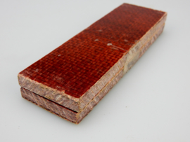 Micarta knife handle scales -dark red-