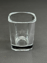 Wooden Masu Cup (Traditional Japanese Sake/Rice Cup) with Glass