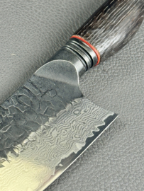 Katsumoto 太古の刀 Taikō no Tō Kuro, Kiritsuke santoku 190 mm (universeel mes)