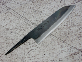 Kagemitsu Amefuri, santoku (universal blade), 180 mm, Sanmai, Aogami #1, -non-stainless cladding - sharpened.