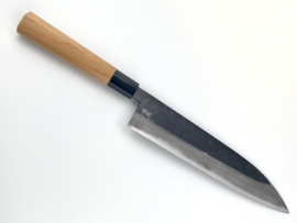 Tosa Arai Yami 闇 Aogami #2 Gyuto kuroishi (chef's knife), 210 mm -Sakura -