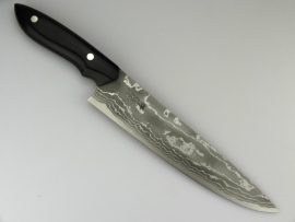 Nomura Gyuto (chefsmes), 210 mm - zwart Micarta -